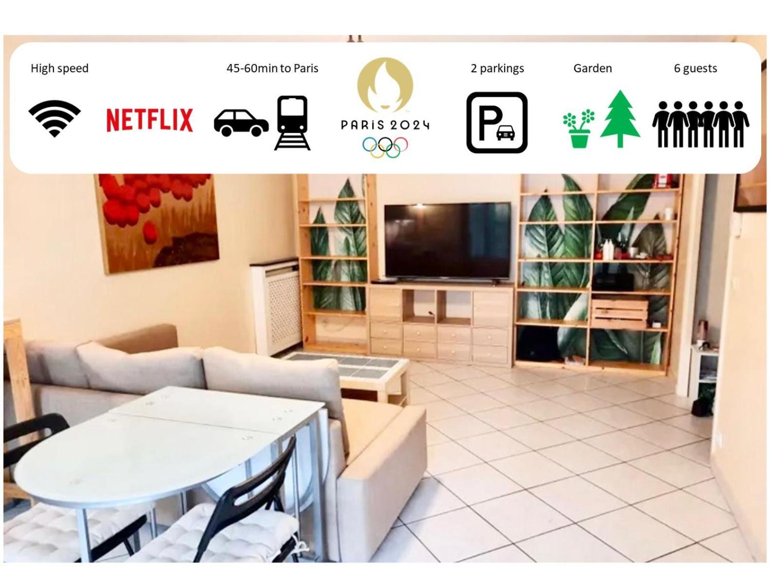 Evry-Gregy-sur-Yerre Appartement Calme Avec Jardin Proche De Paris מראה חיצוני תמונה